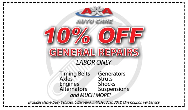Auto Repair Coupons Las Vegas - AA Auto Care - 702.818.7100
